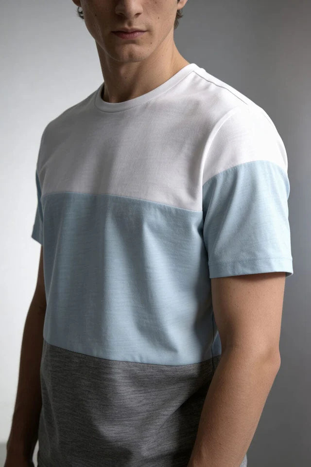 Blend Men's Color Block Tee Shirt