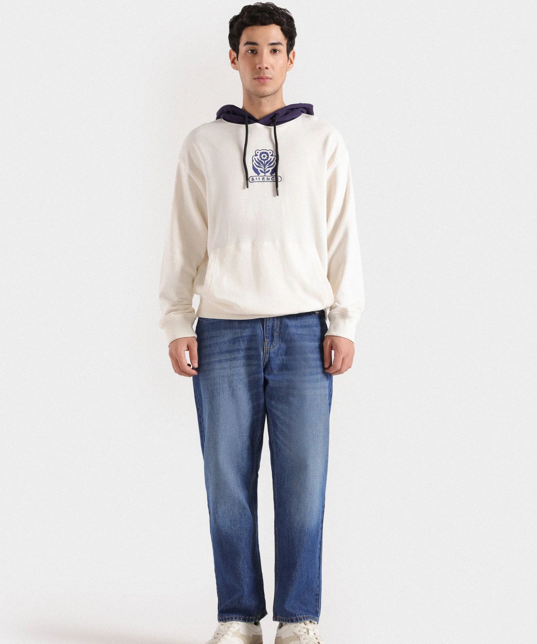 Color-Block Graphic Hoodie