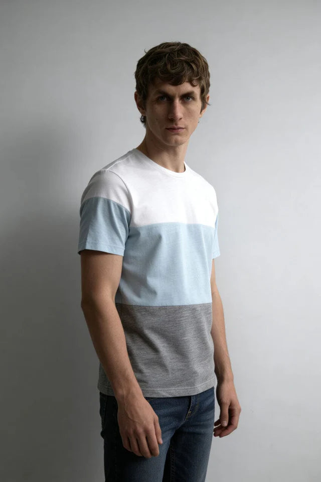 Blend Men's Color Block Tee Shirt