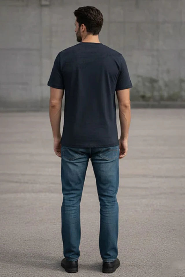 Eternity Premium Men's Grid Check Tee Shirt