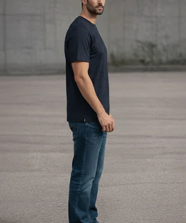 Eternity Premium Men's Grid Check Tee Shirt