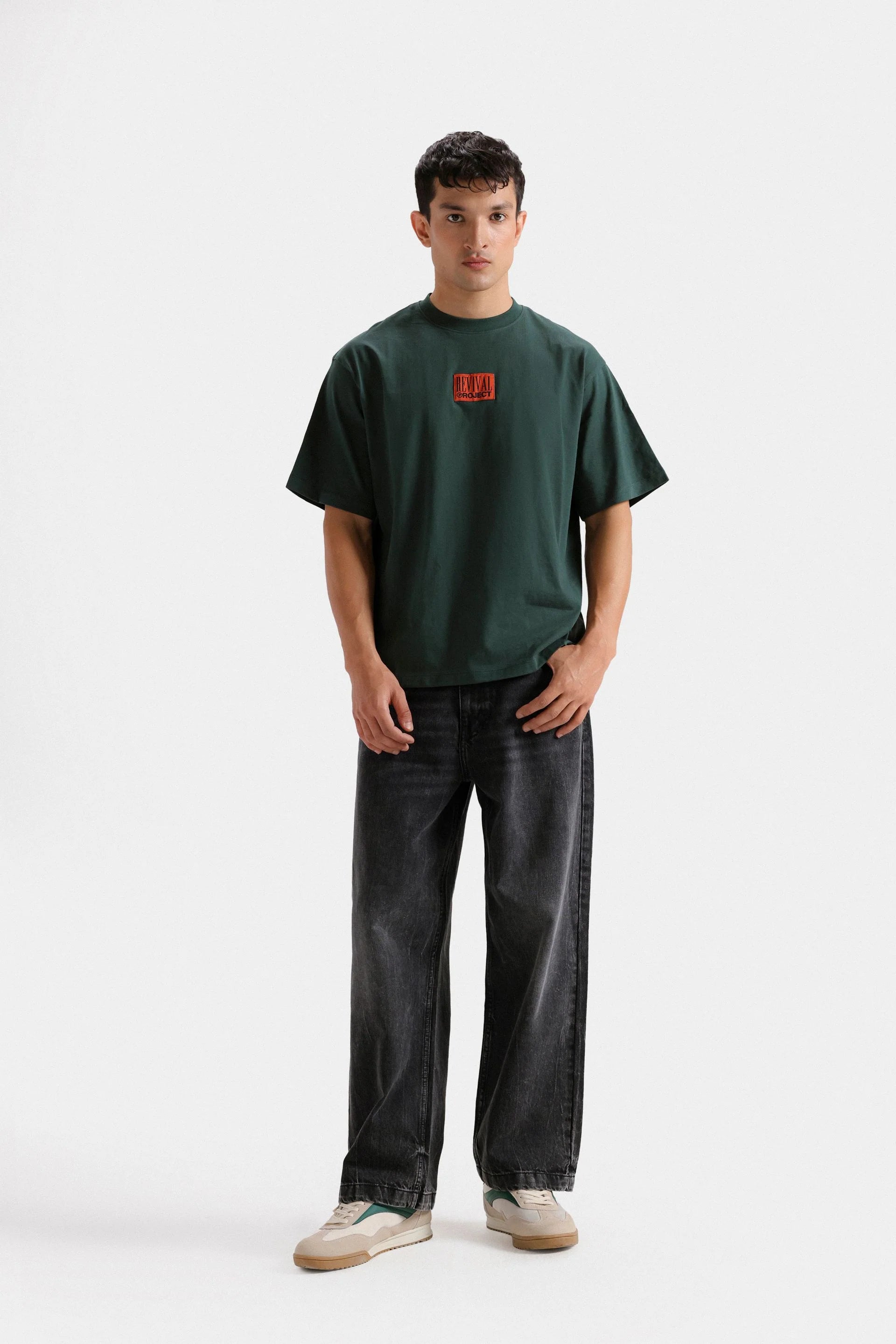 Graphic T-Shirt with Label Patch