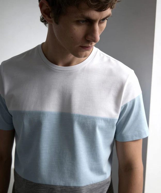 Blend Men's Color Block Tee Shirt